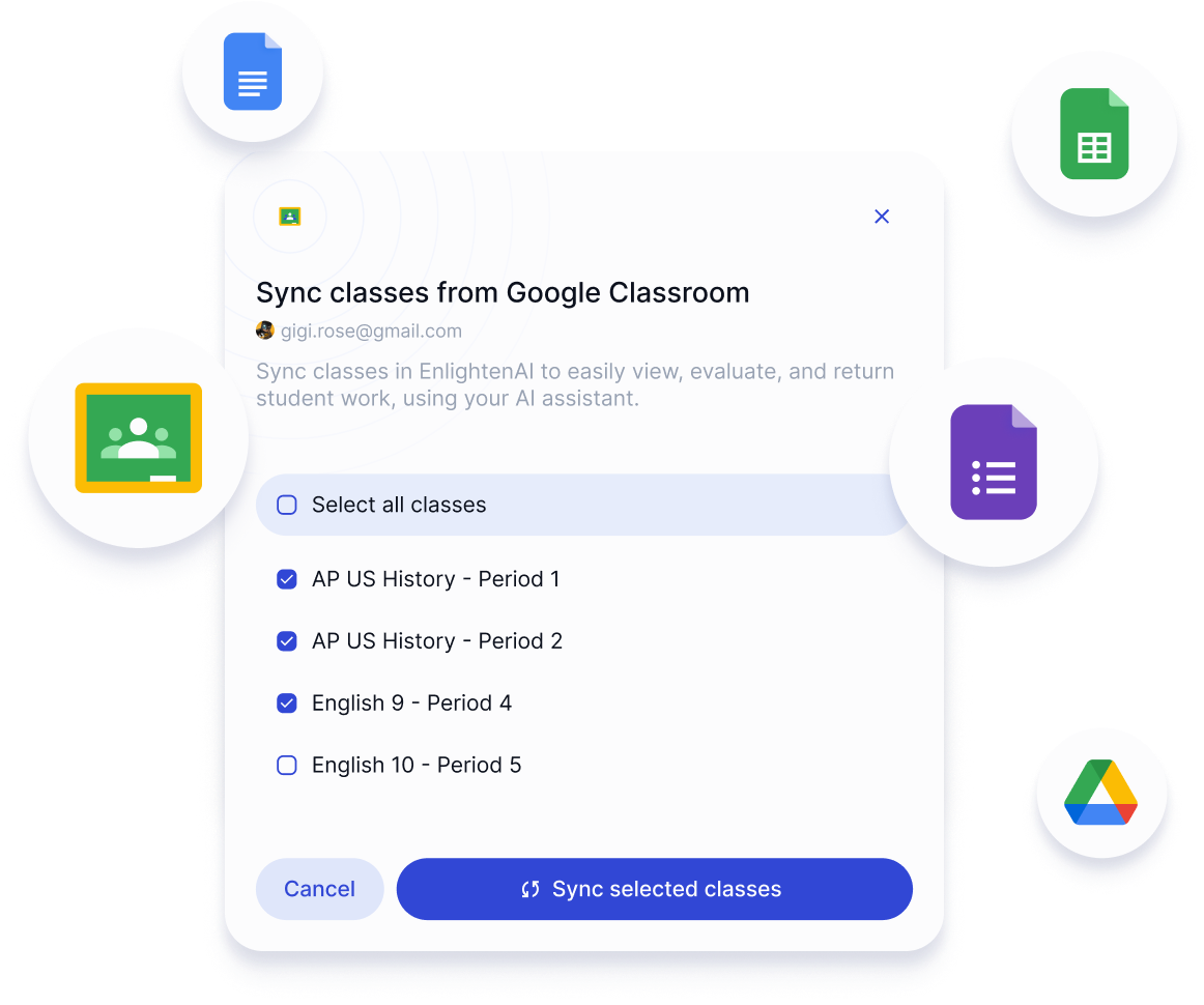 Google Classroom integration